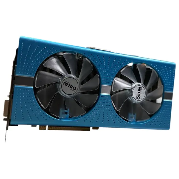 Дискретна відеокарта Sapphire Radeon RX 580 Nitro+ Special Edition, 8 GB GDDR5, 256-bit / 1x DVI, 2x HDMI, 2x DisplayPort / Коробка / (11265-21-20G) б/в - зображення 1