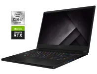 Ігровий ноутбук MSI GS66 Stealth 10SE / 15.6" (1920x1080) IPS / Intel Core i7-10750H (6 (12) ядер по 2.6 - 5.0 GHz) / 16 GB DDR4 / 512 GB SSD / nVidia GeForce RTX 2060, 6 GB GDDR6, 192-bit / WebCam б/в