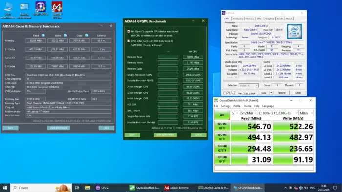 Ноутбук Б-клас HP 17-BY0061CL / 17.3" (1600x900) TN / Intel Core i3-8130U (2 (4) ядра по 2.2 - 3.4 GHz) / 8 GB DDR4 / 256 GB SSD / Intel UHD Graphics 620 / WebCam / Win 10 Home б/в - зображення 8
