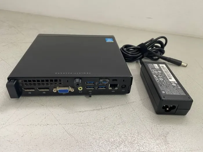 Неттоп HP EliteDesk 800 G1 USFF / Intel Core i5-4590T (4 ядра по 2.0 - 3.0 GHz) / 8 GB DDR3 / 128 GB SSD / Intel HD Graphics 4600 / Wi-Fi / Блок живлення б/в - зображення 3