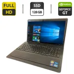 Ноутбук Б-клас Sony Vaio PCG-81412M / 15.6" (1920x1080) TN / Intel Core i5-2450M (2 (4) ядра по 2.5 - 3.1 GHz) / 8 GB DDR3 / 128 GB SSD / nVidia GeForce GT 540M, 2 GB GDDR3, 128-bit / WebCam / DVD-ROM б/в