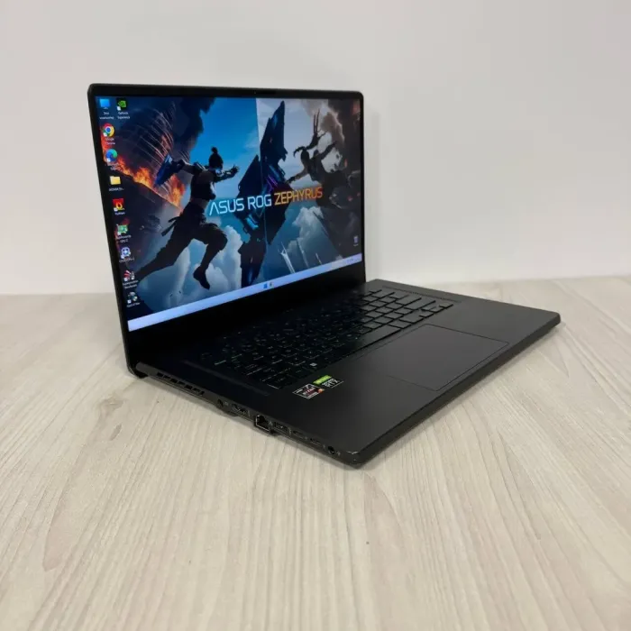 Ігровий ноутбук Б-клас Asus ROG Zephyrus G15 GA503RM / 15.6" (2560x1440) IPS / AMD Ryzen 9 6900HS (8 (16) ядер по 3.3 - 4.9 GHz) / 16 GB DDR5 / 512 GB SSD NVMe / nVidia GeForce RTX 3060, 6 GB GDDR6, 192-bit / WebCam б/в - зображення 4