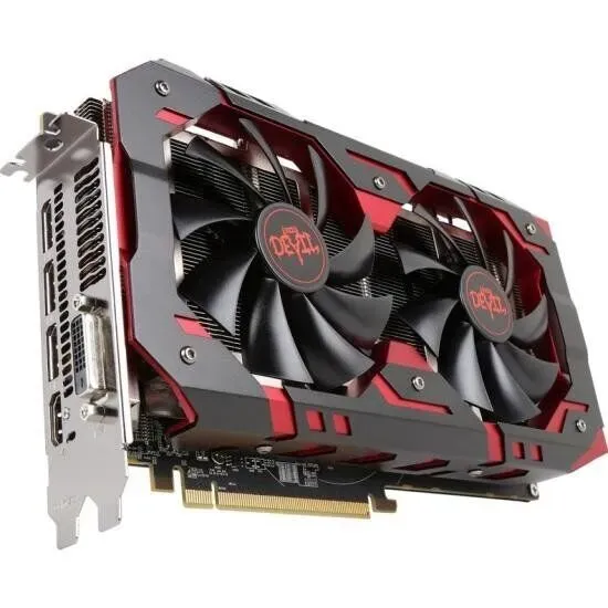 Дискретна відеокарта PowerColor Red Devil RX 580 OC, 8 GB GDDR5, 256-bit / 1x HDMI, 3x DisplayPort, 1x DVI б/в - зображення 1