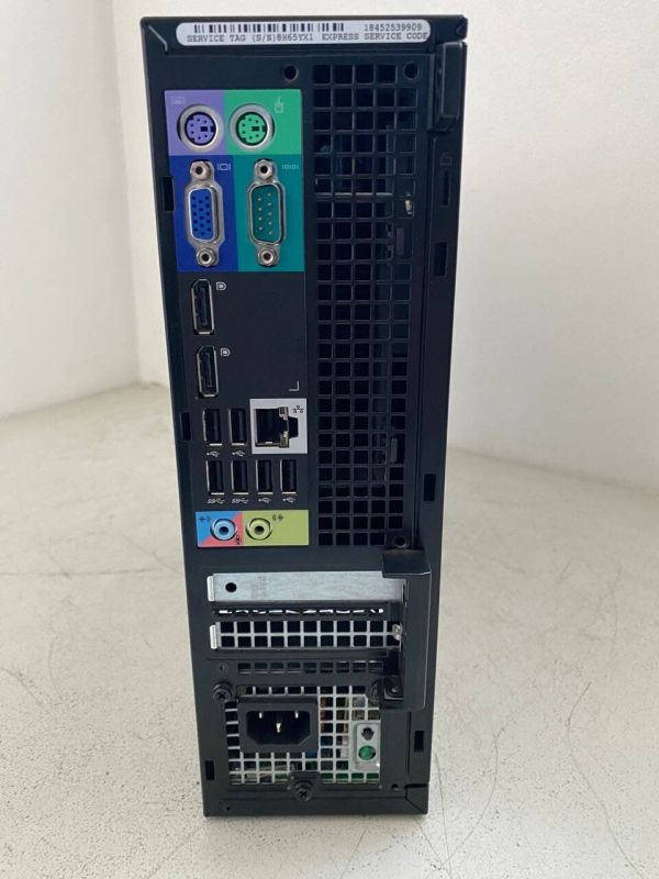 Комп'ютер Dell OptiPlex 7010 SFF / Intel Core i5-3470 (4 ядра по 3,2 - 3,6 ГГц) / 8 ГБ DDR3 / 250 ГБ HDD / Intel HD Graphics 2500 / DVD-ROM б/в - зображення 4