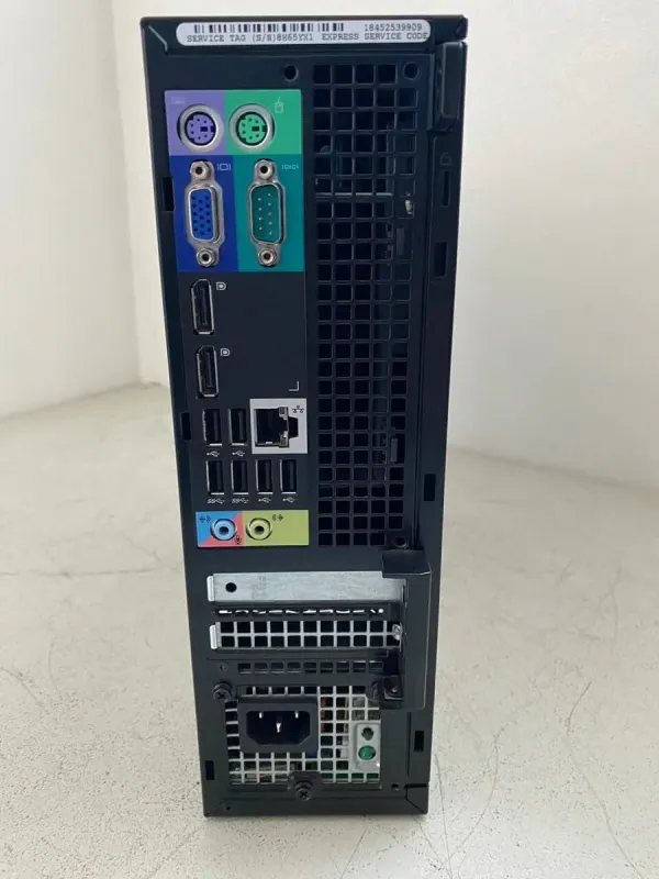 Комп'ютер Dell OptiPlex 7010 SFF / Intel Core i5-3470 (4 ядра по 3,2 - 3,6 ГГц) / 8 ГБ DDR3 / 250 ГБ HDD / Intel HD Graphics 2500 / DVD-ROM б/в - зображення 4