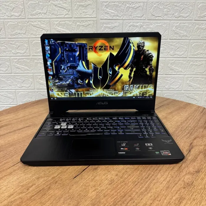 Ігровий ноутбук Asus TUF FX505DT / 15.6" (1920x1080) IPS / AMD Ryzen 5 3550H (4 (8) ядра по 2.1 - 3.7 GHz) / 16 GB DDR4 / 256 GB SSD + 1000 GB HDD / nVidia GeForce GTX 1650, 4 GB GDDR5, 128-bit / WebCam б/в - зображення 2