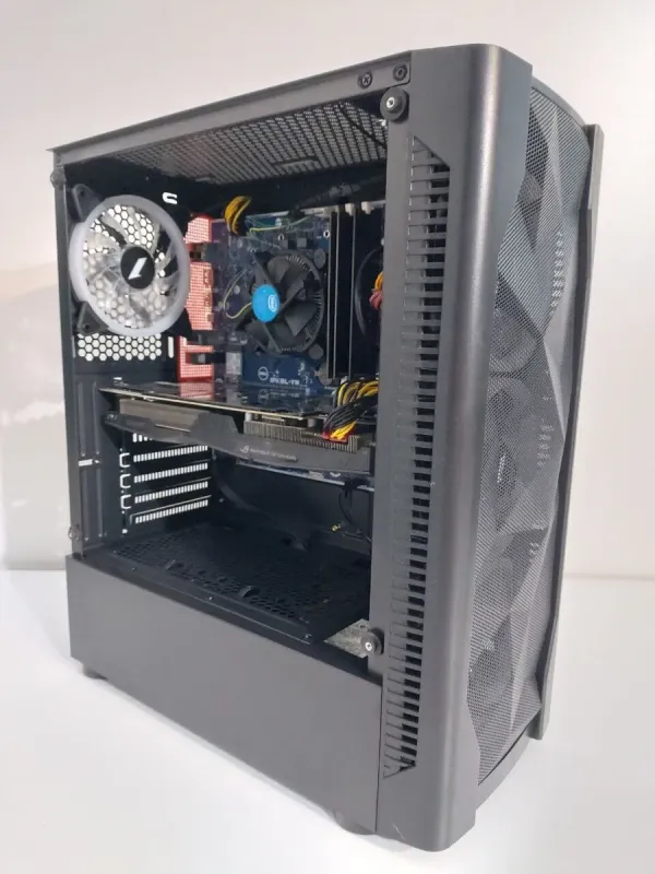 Комплект ПК: 1stPlayer D4-4R1-WH Tower / Intel Core i5-7400 (4 ядра по 3.0 - 3.5 GHz) / 16 GB DDR4 / 250 GB SSD M.2 + 1000 GB HDD / nVidia GeForce GTX 1060, 6 GB GDDR5, 192-bit + Монітор LG 24MB37PM-B / 24" (1920x1080) IPS б/в - зображення 4