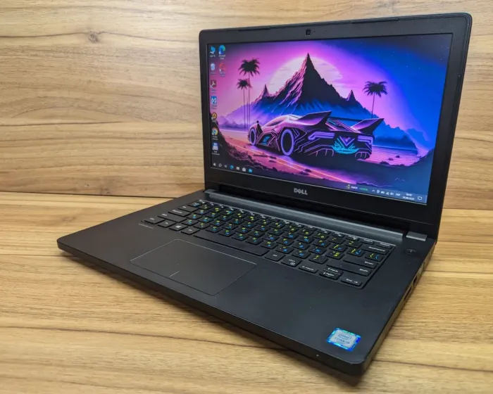 Ноутбук Dell Latitude 3470 / 14" (1366x768) TN / Intel Core i5-6200U (2 (4) ядра по 2.3 - 2.8 GHz) / 8 GB DDR3 / 240 GB SSD / Intel HD Graphics 520 / WebCam / HDMI / Windows 10 б/в - зображення 3