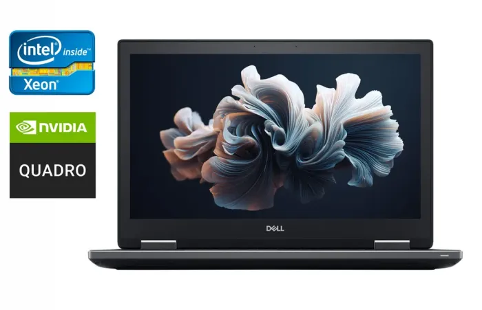 Мобільна робоча станція Dell Precision 7530 / 15.6" (1920x1080) IPS / Intel Xeon E-2186M (6 (12) ядер по 2.9 - 4.8 GHz) / 32 GB DDR4 / 512 GB SSD / nVidia Quadro P2000, 4 GB GDDR5, 128-bit / HDMI / USB Type-C / Windows 10 б/в - зображення 1