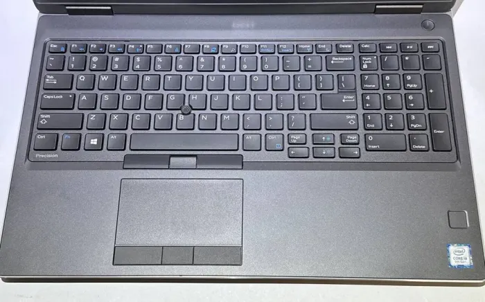 Мобільна робоча станція Dell Precision 7540 / 15,6" (1920x1080) IPS / Intel Core i9-9980HK (8 (16) ядер по 2,4 - 5,0 ГГц) / 32 ГБ DDR4 / 256 ГБ SSD + 256 ГБ SSD / nVidia Quadro RTX 3000, 6 ГБ GDDR6, 192-біт / WebCam / Win 11 Home б/в - зображення 8