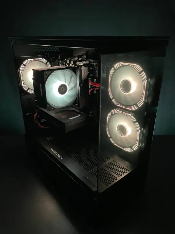 Ігровий ПК Prologix Axon GM-03AB FORSAGE Tower / Intel Core i5-12400F (6 (12) ядер по 2.5 - 4.4 GHz) / 16 GB DDR5 / 512 GB SSD M.2 / nVidia GeForce GTX 1660 Ti, 6 GB GDDR6, 192-bit б/в - зображення 2