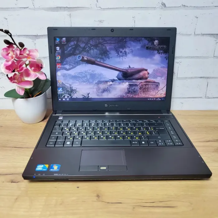 Ноутбук Gateway ZQ3B / 14" (1366x768) TN / Intel Core i3-350M (2 (4) ядра по 2.26 GHz) / 8 GB DDR3 / 128 GB SSD / Intel HD Graphics / WebCam / DVD-ROM б/в - зображення 6