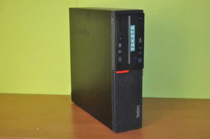 Комп'ютер Lenovo ThinkCentre M700 SFF / Intel Core i5-6400 (4 ядра по 2.7 - 3.3 GHz) / 8 GB DDR4 / 250 GB HDD / Intel HD Graphics 530 / DVD-ROM / Без OC б/в - зображення 4