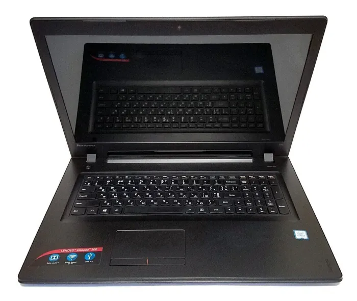 Ноутбук Lenovo IdeaPad 300-17ISK / 17.3" (1600x900) TN / Intel Core i3-6100U (2 (4) ядра по 2.3 GHz) / 12 GB DDR3 / 240 GB SSD / Intel HD Graphics 520 / WebCam / Win 10 Home б/в - зображення 2