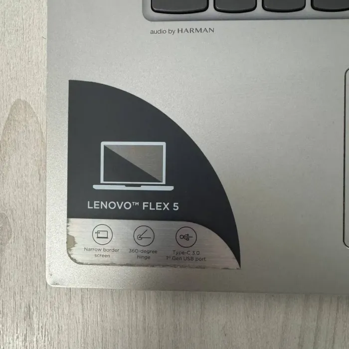 Ноутбук-трансформер Б-клас Lenovo Flex 5-1570 / 15.6" (1920x1080) IPS Touch / Intel Core i5-8250U (4 (8) ядра по 1.6 - 3.4 GHz) / 8 GB DDR4 / 256 GB SSD NVMe / nVidia GeForce MX130, 2 GB GDDR5, 64-bit / WebCam б/в - зображення 10