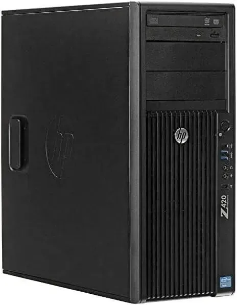 Робоча станція HP Z420 Workstation Tower / Intel Xeon E5-1650 V2 (6 (12) ядер по 3.2 - 3.9 GHz) / 64 GB DDR3 / NO HDD / nVidia Quadro 2000, 1 GB GDDR5, 128-bit / DVD-RW б/в - зображення 3