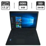 Ноутбук Asus ASUSPRO Essential P751JA / 17.3" (1600x900) TN / Intel Core i3-4000M (2 (4) ядра по 2.4 GHz) / 8 GB DDR3 / 256 GB SSD / Intel HD Graphics 4600 / WebCam / DVD-ROM б/в