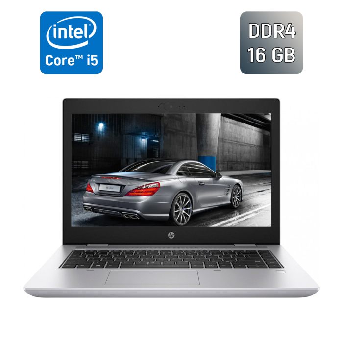 Ультрабук Б-клас HP ProBook 640 G5 / 14" (1920x1080) IPS / Intel Core i5-8365U (4 (8) ядра по 1.6 - 4.1 GHz) / 16 GB DDR4 / 256 GB SSD / Intel UHD Graphics / WebCam / TouchID б/в - зображення 1