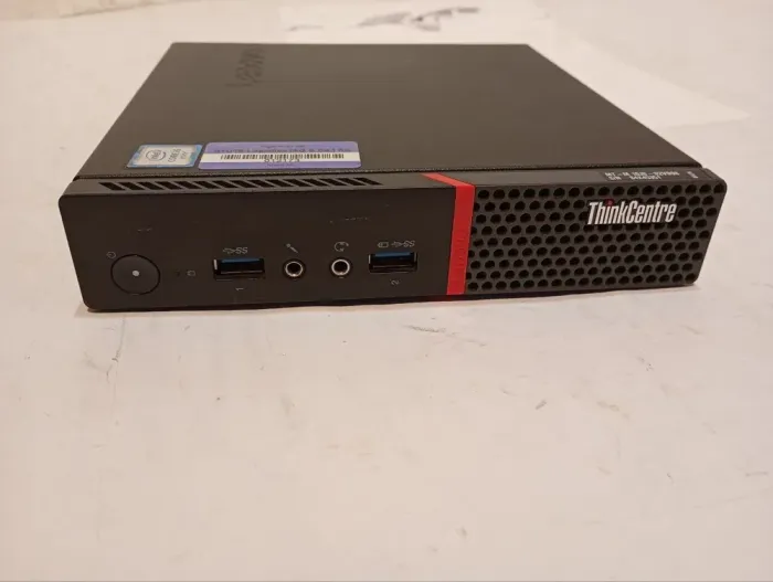 Неттоп Lenovo ThinkCentre M700 Tiny USFF / Intel Core i5-6500T (4 ядра по 2.5 - 3.1 GHz) / 8 GB DDR4 / 256 GB SSD / Intel HD Graphics 530 + USB-флешка 64 GB б/в - зображення 2