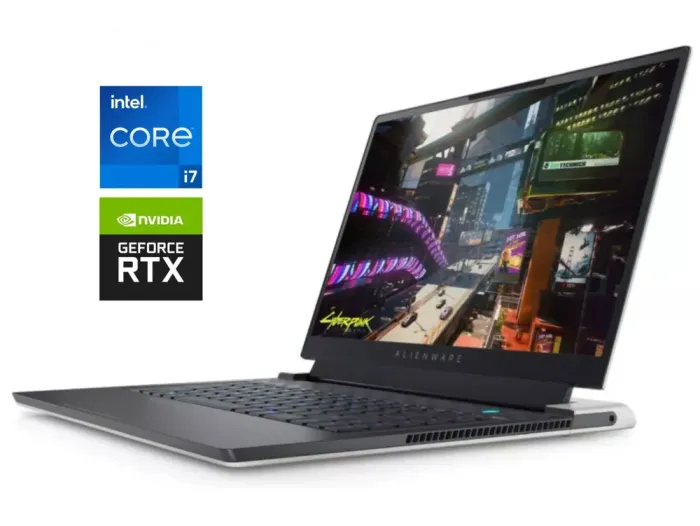 Ігровий ноутбук Dell Alienware X15 R2 White / 15.6" (1920x1080) IPS / Intel Core i7-12700H (14 (20) ядер по 2.3 - 4.7 GHz) / 32 GB DDR5 / 512 GB SSD NVMe / nVidia GeForce RTX 3060, 6 GB GDDR6, 192-bit / WebCam б/в - зображення 1