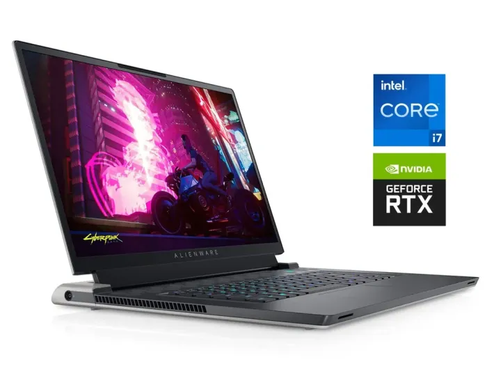 Ігровий ноутбук Dell Alienware x17 R1 White / 17.3" (1920x1080) IPS / Intel Core i7-11800H (8 (16) ядер по 2.3 - 4.6 GHz) / 16 GB DDR4 / 1000 GB SSD NVMe / nVidia GeForce RTX 3070, 8 GB GDDR6, 256-bit / WebCam б/в - зображення 1