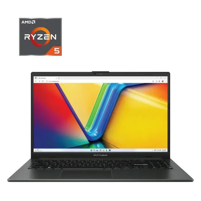 Ноутбук Asus Vivobook Go 15 E1504FA / 15.6" (1920x1080) TN / AMD Ryzen 5 7520U (4 (8) ядра по 2.8 - 4.3 GHz) / 8 GB DDR4 / 512 GB SSD / AMD Radeon Graphics / WebCam / Win 11 Home б/в - зображення 1