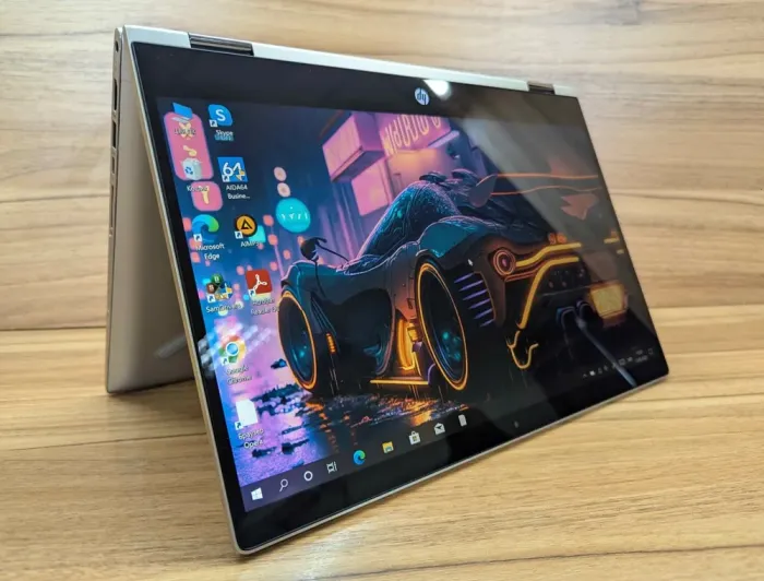 Ноутбук-трансформер Б-клас HP Pavilion x360 14m-cd0003dx / 14" (1920x1080) IPS Touch / Intel Core i5-8250U (4 (8) ядра по 1.6 - 3.4 GHz) / 16 GB DDR4 / 480 GB SSD / Intel HD Graphics 620 / WebCam / Windows 10 б/в - зображення 7