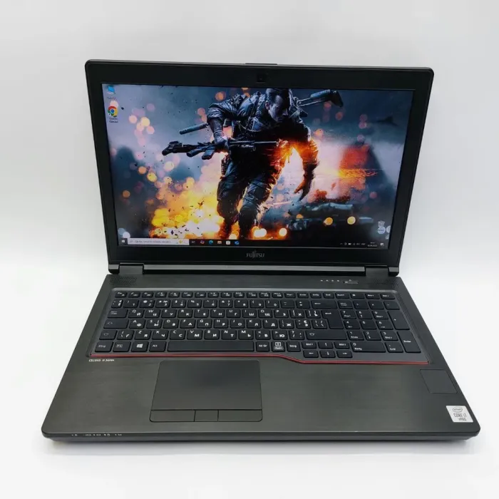 Мобільна робоча станція Fujitsu Celsius H7510 / 15,6" (1920x1080) IPS / Intel Core i7-10850H (6 (12) ядер по 2,7 - 5,1 ГГц) / 32 ГБ DDR4 / 512 ГБ SSD / nVidia Quadro T1000, 4 ГБ GDDR6, 128-біт / WebCam / HDMI б/в - зображення 3