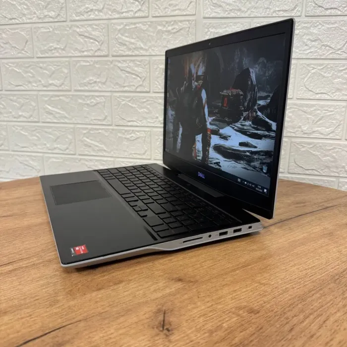 Ігровий ноутбук Б-клас Dell G5 5505 / 15.6" (1920x1080) IPS / AMD Ryzen 5 4600H (6 (12) ядер по 3.0 - 4.0 GHz) / 8 GB DDR4 / 256 GB SSD / AMD Radeon RX 5600M, 6 GB GDDR6, 192-bit / WebCam б/в - зображення 5