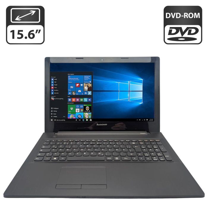 Ноутбук Lenovo G50-80 / 15.6" (1366x768) TN / Intel Core i5-5200U (2 (4) ядра по 2.2 - 2.7 GHz) / 8 GB DDR3 / 500 GB HDD / Intel HD Graphics 5500 / WebCam / DVD-ROM б/в - зображення 1