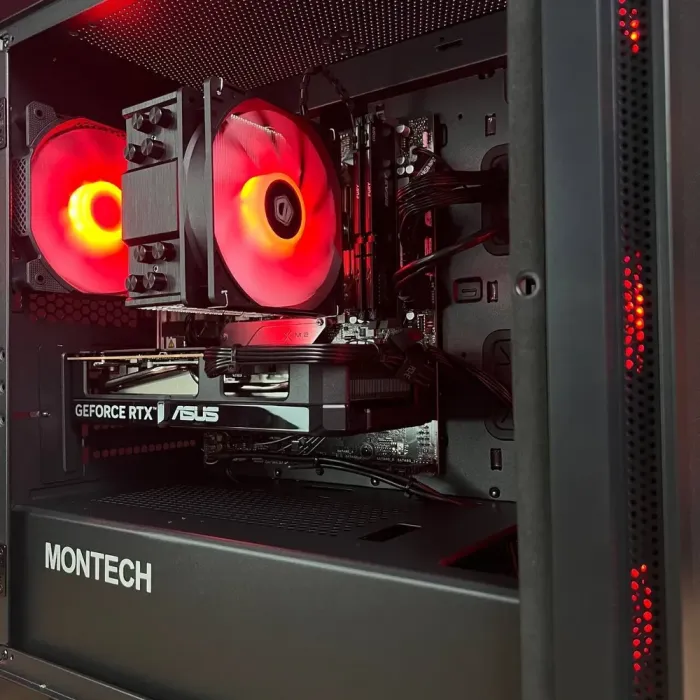 Збірка на замовлення: ігровий ПК Montech Air 100 ARGB Black Tower / AMD Ryzen 5 7500F (6 (12) ядер по 3,7 - 5,0 ГГц) / 32 ГБ DDR5 / 1000 ГБ SSD M.2 / nVidia GeForce RTX 5060, 8 ГБ GDDR7, 128-bit / 650W - зображення 6