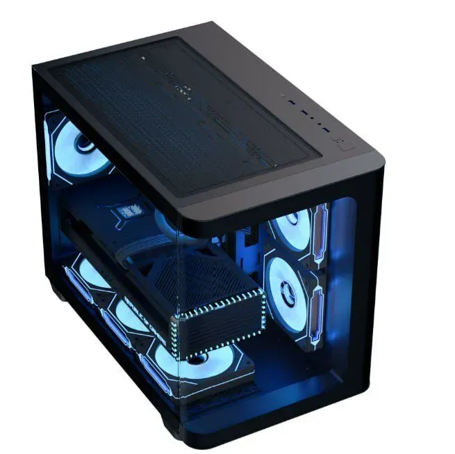 Ігровий ПК AeroCool P300C Monster Tower / AMD Ryzen 7 8700F (8 (16) ядер по 4.1 - 5.0 GHz) / 32 GB DDR5 / 2000 GB SSD M.2 / nVidia GeForce RTX 5070, 12 GB GDDR7, 192-bit - зображення 3