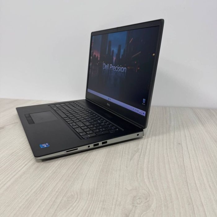 Мобільна робоча станція Б-клас Dell Precision 7760 / 17.3" (3840x2160) IPS / Intel Core i7-11850H (8 (16) ядер по 2.5 - 4.8 GHz) / 32 GB DDR4 / 512 GB SSD NVMe / nVidia RTX A5000, 16 GB GDDR6, 256-bit / WebCam б/в - зображення 5