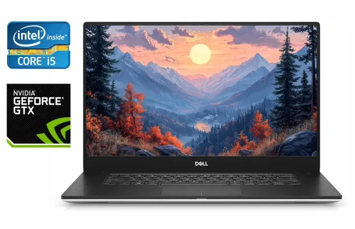 Ігровий ультрабук Б-клас Dell XPS 15 7590 / 15.6" (1920x1080) IPS / Intel Core i5-9300H (4 (8) ядра по 2.4 - 4.1 GHz) / 16 GB DDR4 / 512 GB SSD / nVidia GeForce GTX 1650, 4 GB GDDR6, 128-bit / HDMI / WebCam б/в - зображення 1