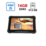 Захищений планшет Dell Latitude 7212 Rugged Extreme / 11,6'' (1920x1080) IPS / Intel Core i5-7300U (2 (4) ядра по 2,6 - 3,5 ГГц) / 16 ГБ DDR3 / 512 ГБ SSD / Intel HD Graphics 620 / WebCam б/в