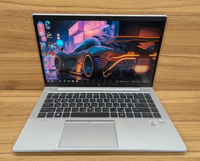 Ультрабук HP EliteBook 840 G7 / 14" (1920x1080) IPS / Intel Core i7-10610U (4 (8) ядра по 1.8 - 4.9 GHz) / 16 GB DDR4 / 1000 GB SSD / Intel UHD Graphics / WebCam / TouchID / Windows 10 б/в - зображення 2