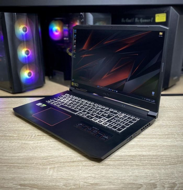 Ігровий ноутбук Acer Nitro 5 / 17.3" (1920x1080) IPS / Intel Core i5-10300H (4 (8) ядра по 2.5 - 4.5 GHz) / 16 GB DDR4 / 512 GB SSD / nVidia GeForce RTX 3060, 6 GB GDDR6, 192-bit / WebCam б/в - зображення 5