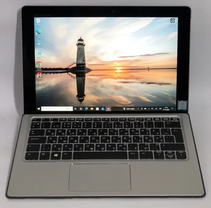 Нетбук-трансформер HP Elite x2 1012 G1 / 12.1" (1920x1080) IPS Touch / Intel Core m5-6Y54 (2 (4) ядра по 1.1 - 2.7 GHz) / 8 GB DDR3 / 256 GB SSD / Intel HD Graphics 515 / WebCam / Win 10 Pro б/в - зображення 2