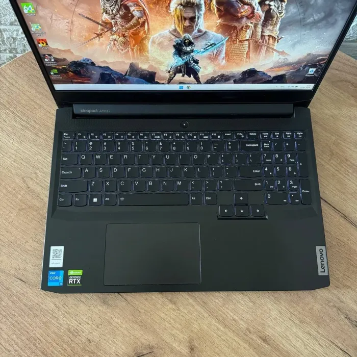 Ігровий ноутбук Lenovo IdeaPad Gaming 3 15IHU6 / 15.6" (1920x1080) IPS / Intel Core i5-11300H (4 (8) ядра по 2.6 - 4.4 GHz) / 8 GB DDR4 / 256 GB SSD / nVidia GeForce RTX 3050, 4 GB GDDR6, 128-bit / WebCam б/в - зображення 7