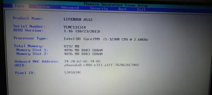 Ноутбук Fujitsu LifeBook A512 / 15.6" TN / Intel Core i5-3230M (2(4) ядра по 2.6-3.2 GHz) / 8 GB DDR3 / 300GB HDD / HD Graphics 4000 / WebCam б/в - зображення 9