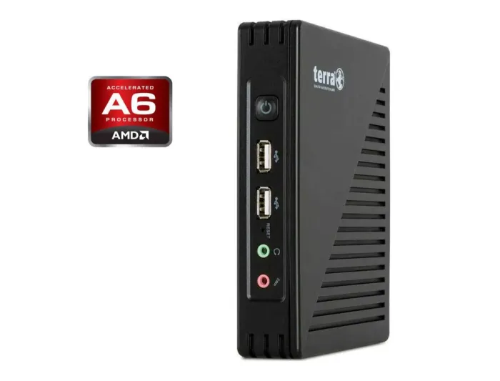 Неттоп Terra Thin Client 5100 USFF / AMD A6-1450 (4 ядра по 1.0 - 1.4 GHz) / 4 GB DDR3 / 30 GB SSD / AMD Radeon HD 8250 б/в - зображення 1