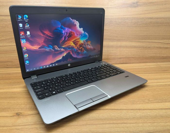 Ноутбук HP ProBook 450 G1 / 15.6" (1366x768) TN / Intel Core i7-4702MQ (4 (8) ядра по 2.2 - 3.2 GHz) / 8 GB DDR3 / 240 GB SSD / Intel HD Graphics 4600 / WebCam / TouchID / Windows 10 б/в - зображення 4