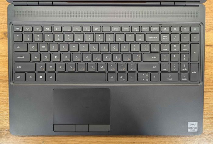 Мобільна робоча станція Dell Precision 7550 / 15,6" (1920x1080) IPS / Intel Core i7-10850H (6 (12) ядер по 2,7 - 5,1 ГГц) / 32 ГБ DDR4 / 512 ГБ SSD / nVidia Quadro T2000, 4 ГБ GDDR5, 128-біт / Windows 10 б/в - зображення 3