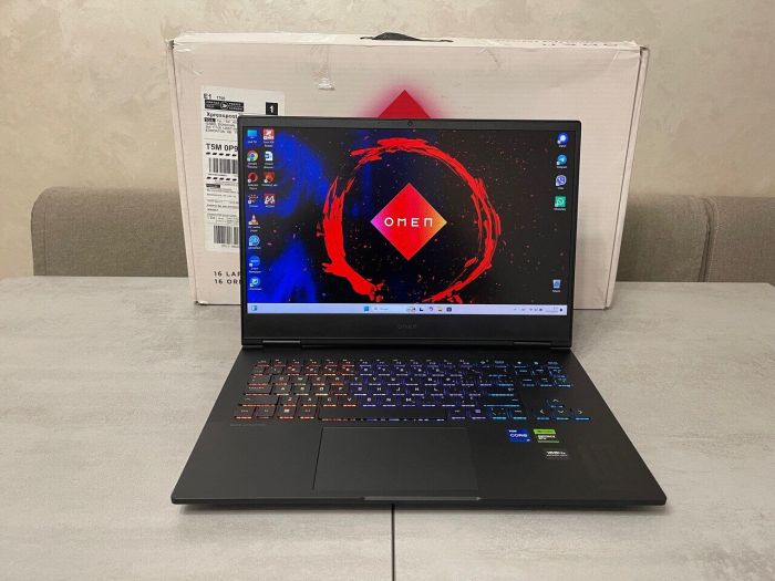 Ігровий ноутбук HP Omen 16 / 16,1" (1920x1080) IPS / Intel Core i7-13620H (10 (16) ядер по 2,4 - 4,9 ГГц) / 32 ГБ DDR4 / 2000 ГБ SSD / nVidia GeForce RTX 4060, 8 ГБ GDDR6, 128-біт / Веб-камера б/в - зображення 2