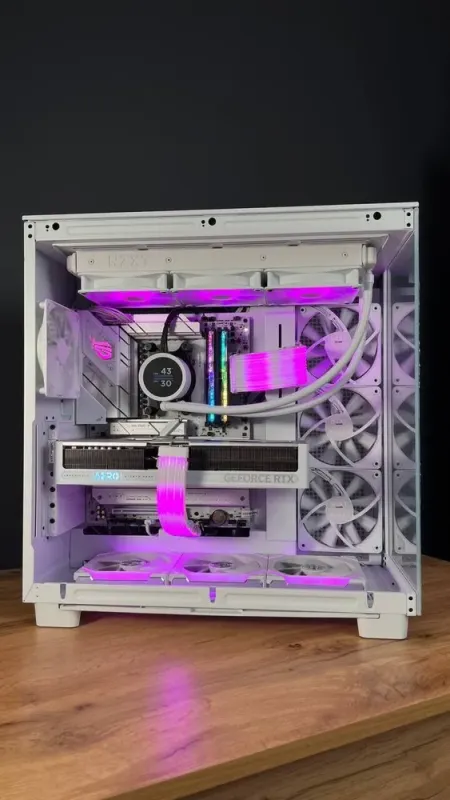 Збірка під замовлення: ігровий ПК NZXT H6 Flow White Tower / AMD Ryzen 9 7900X (12 (24) ядер по 4.7 - 5.6 GHz) / 32 GB DDR5 / 2000 GB SSD M.2 / nVidia GeForce RTX 5070, 12 GB GDDR7, 192-bit / 850W - зображення 10