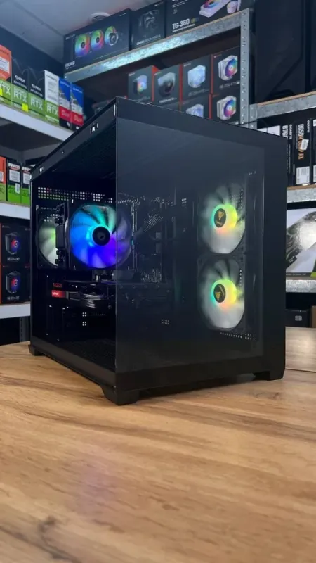 Збірка під замовлення: ігровий ПК Gamdias Aura GC10M ARGB Tower / AMD Ryzen 5 7500F (6 (12) ядер по 3.7 - 5.0 GHz) / 32 GB DDR5 / 1000 GB SSD M.2 / AMD Radeon RX 7700 XT, 12 GB GDDR6, 192-bit / 850W б/в - зображення 2