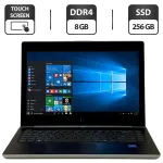 Ультрабук HP ProBook 430 G5 / 13.3" (1366x768) TN Touch / Intel Celeron 3865U (2 ядра по 1.8 GHz) / 8 GB DDR4 / 256 GB SSD / Intel HD Graphics 610 / WebCam / Windows 10 Pro б/в