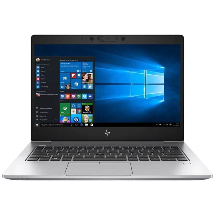 Ультрабук HP EliteBook 830 G6 / 13.3" (1920x1080) IPS / Intel Core i5-8250U (4 (8) ядра по 1.6 - 3.4 GHz) / 8 GB DDR4 / 240 GB SSD / Intel UHD Graphics 620 / WebCam б/в - зображення 2