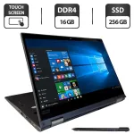 Ультрабук-трансформер Lenovo ThinkPad X13 Yoga Gen 1 / 13.3" (1920x1080) IPS Touch / Intel Core i5-10310U (4 (8) ядра по 1.7 - 4.4 GHz) / 16 GB DDR4 / 256 GB SSD / Intel UHD Graphics / WebCam / Windows 10 Pro б/в
