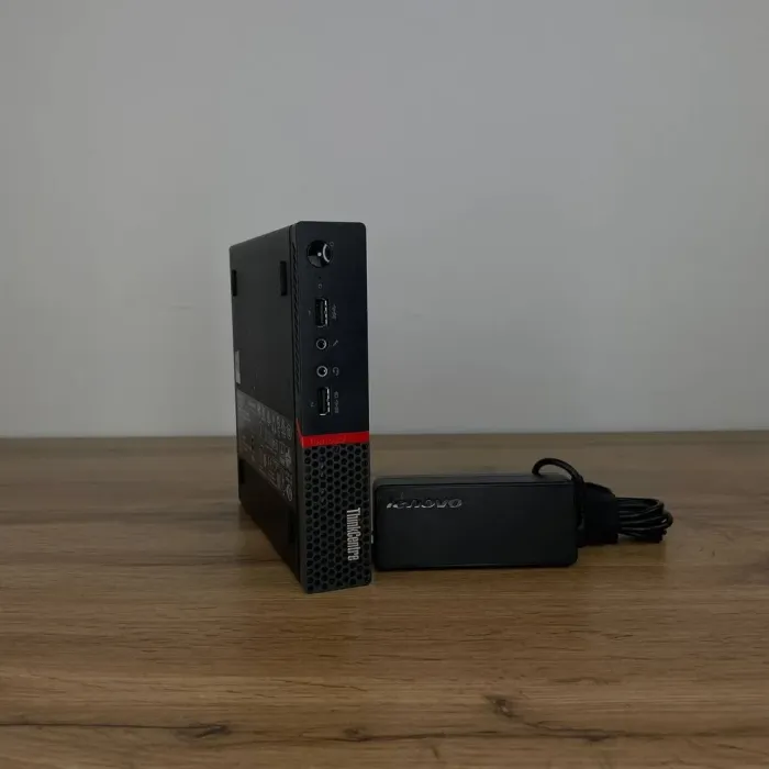 Неттоп Lenovo ThinkCentre M715q USFF / AMD Pro A6-8570E (2 ядра по 3.0 - 3.4 GHz) / 8 GB DDR4 / 120 GB SSD / AMD Radeon R5 Graphics / DisplayPort б/в - зображення 2